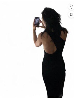 Zara Knit Open Back Midi Dress